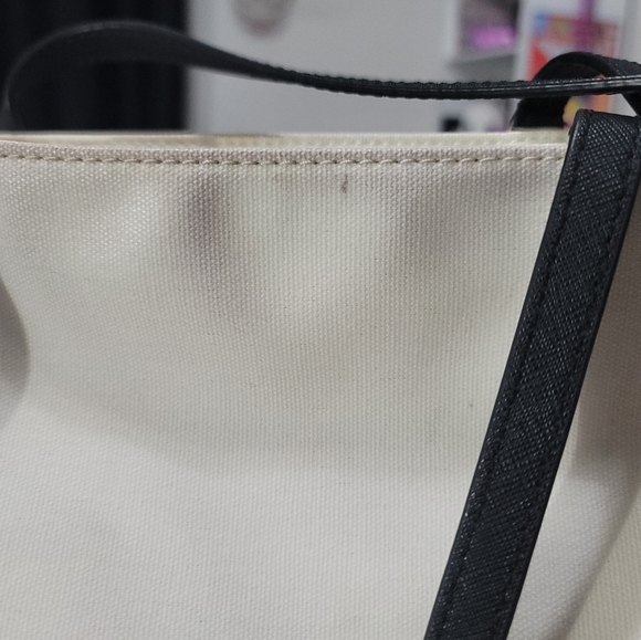 Kate Spade Hot Sauce Coated Canvas Tote, Good Used Condition - Picture 8 of 16